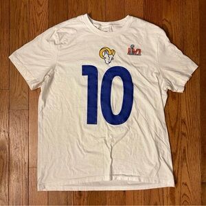 Cooper Kupp LA Rams Super Bowl LVI Nike T-Shirt Size XL